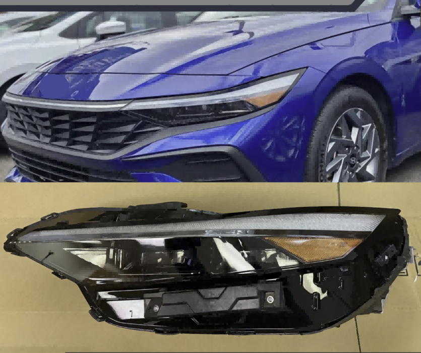 Headlight LED for 2024 2025 Hyundai Elantra Assembly Left Driver Side 92101AA740 92102AA740