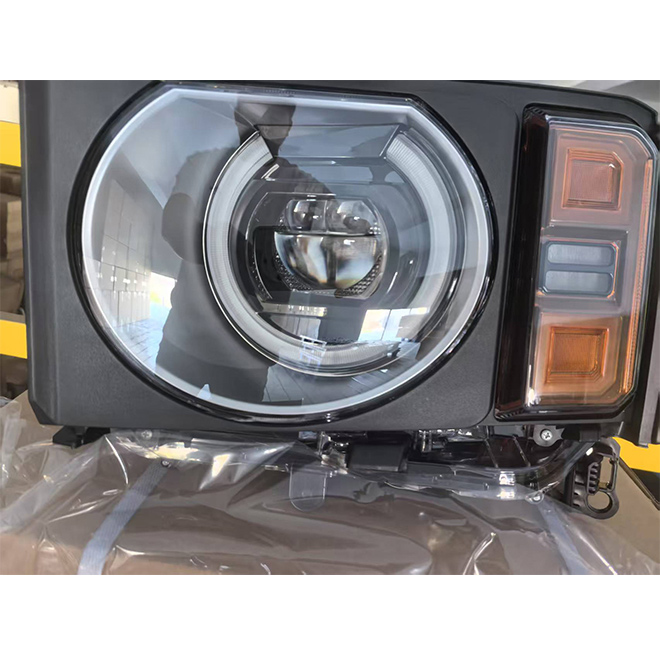 For Toyota Prado Headlights Dual Direct Laser Lens