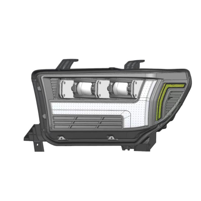 For Toyota Tundra 07-13 & Sequoia 08-17 Tundra Modified Headlights 14-21