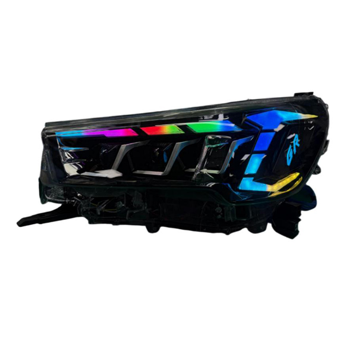 For Toyota Hilux 2021 RGB Modified Headlights