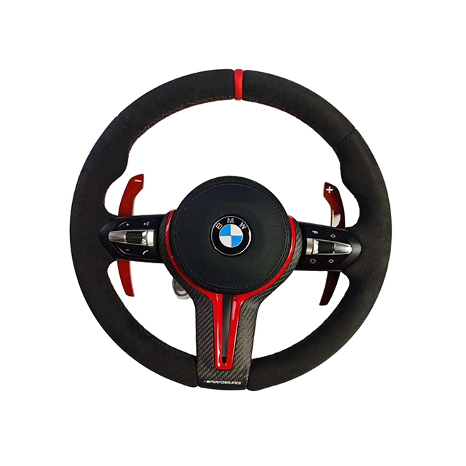 For BMW Steering Wheel Carbon Fiber / Magnetic Paddle Shifters