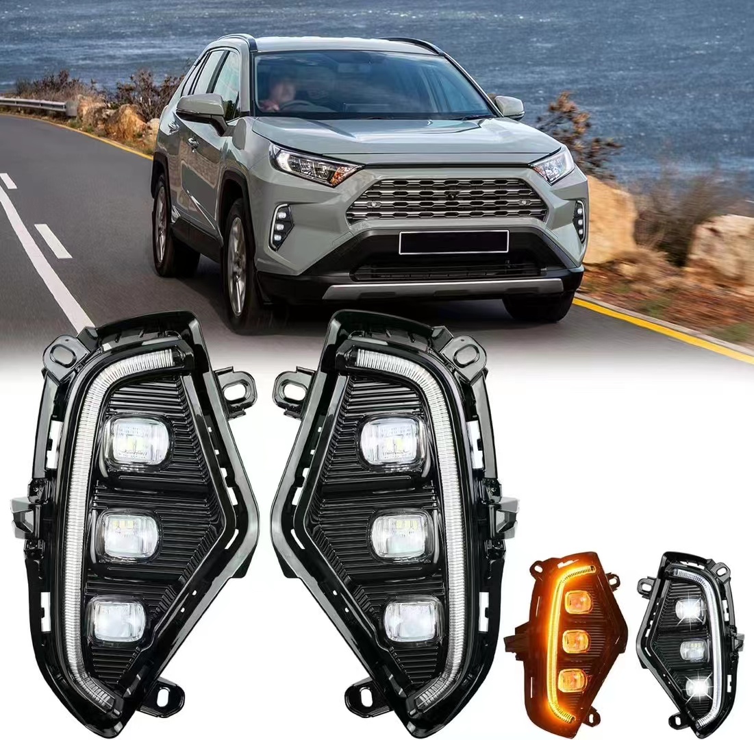 For Toyota 2020-2025 RAV4 modified dual-beam daytime running lights