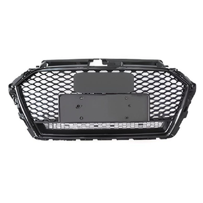 For Audi A3 RS3 17-19 model full black grille
